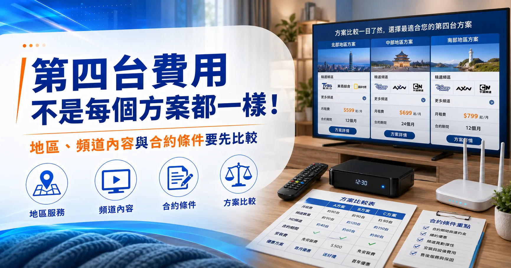 第四台費用不只有基本月租!安裝費、機上盒、加值頻道與網路套裝一次整理-1