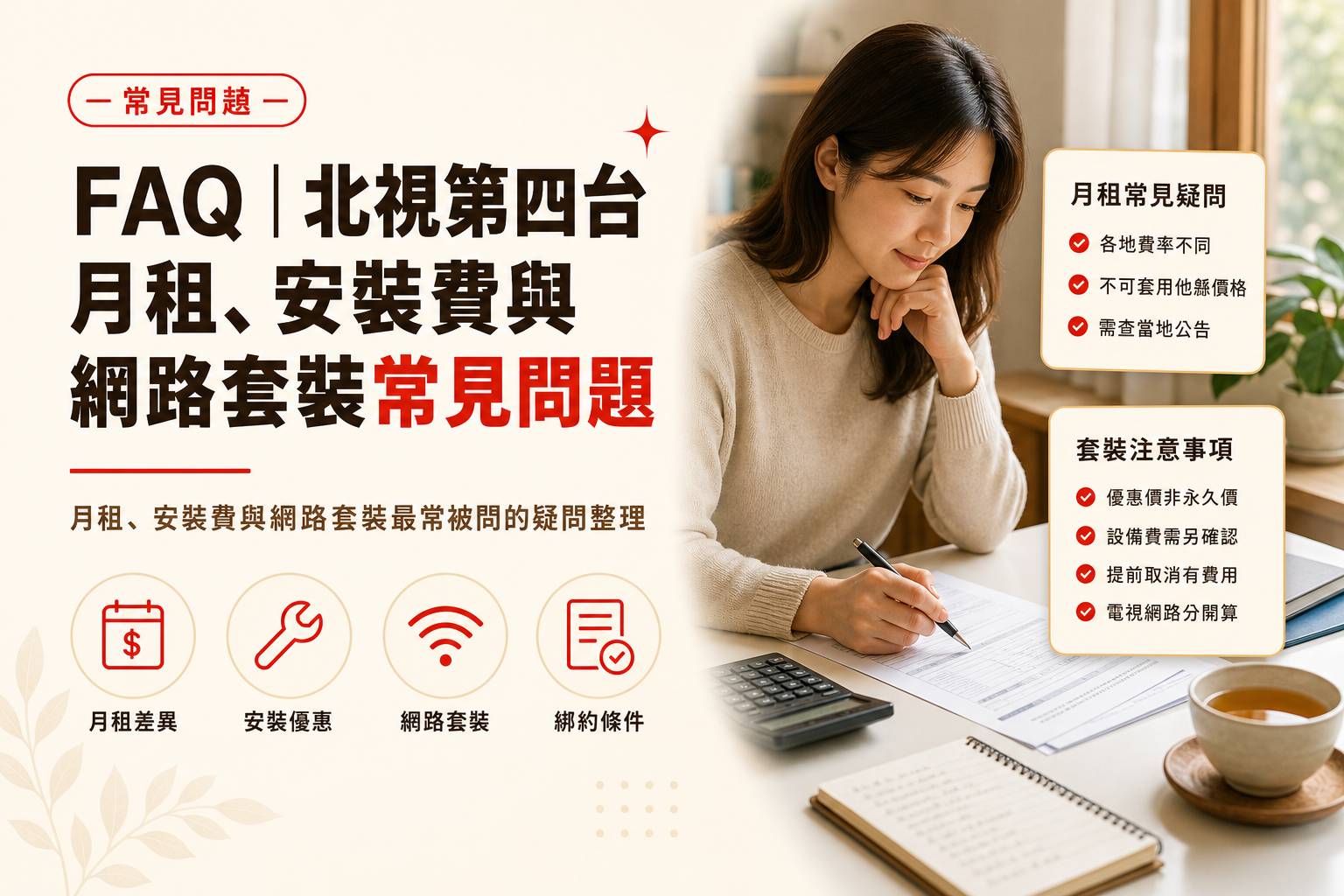 北視第四台費用不只有基本月租!安裝費、機上盒、加值頻道與網路套裝一次整理-2